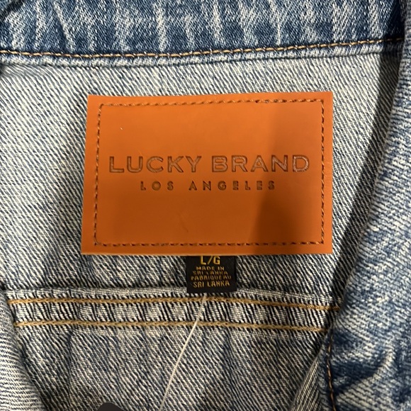 Lucky Brand Jean Jacket size large - Picture 4 of 7